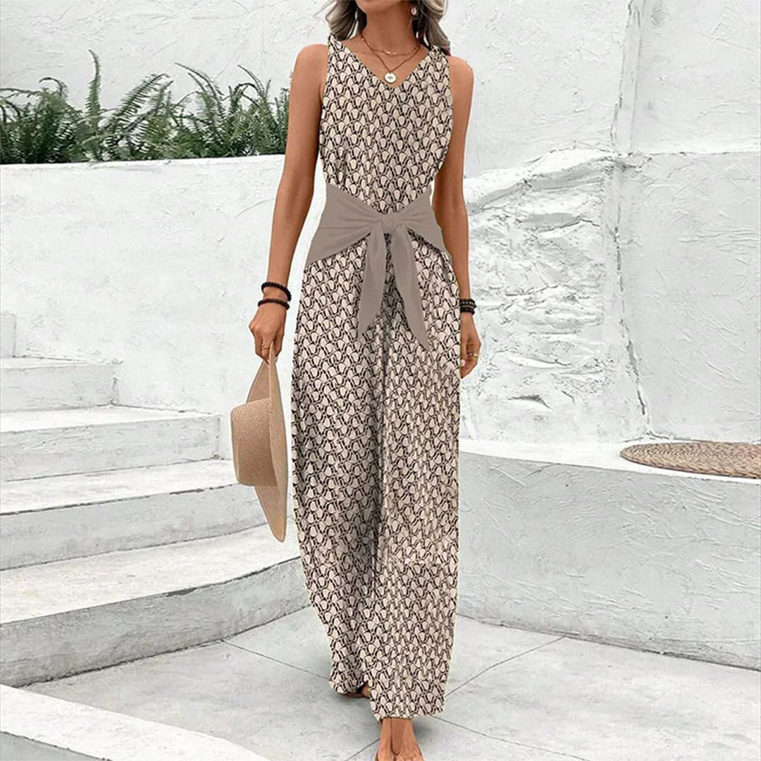 Sleeveless Jumpsuit Womens - Flattering Luxe One-Piece Daloria - Heston Manor