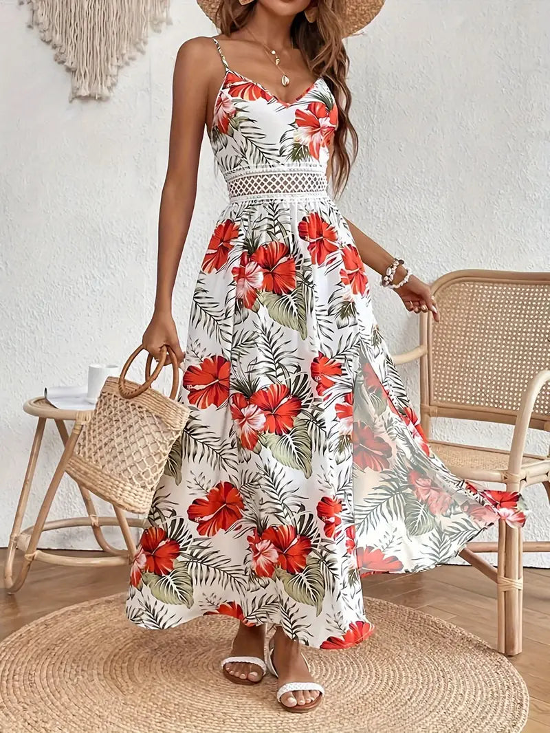 Floral Midi Dress Womens - Summer Breezy Comfort Ravella - Heston Manor