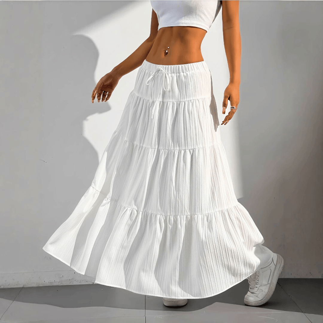 Aubrielle Camellia Breeze Maxi Skirt - Heston Manor