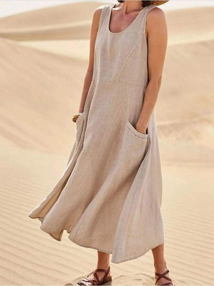 Maxi Dress Womens - Casual Sleeveless Summer Essential Kylora - Heston Manor