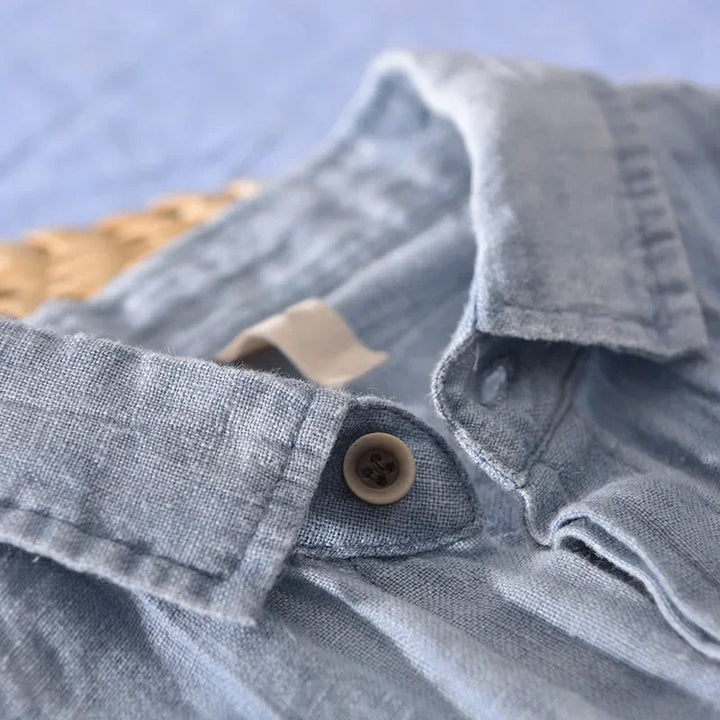 Coral Bay Linen Felix Grant Shirt for Relaxed Summer Style - Heston Manor