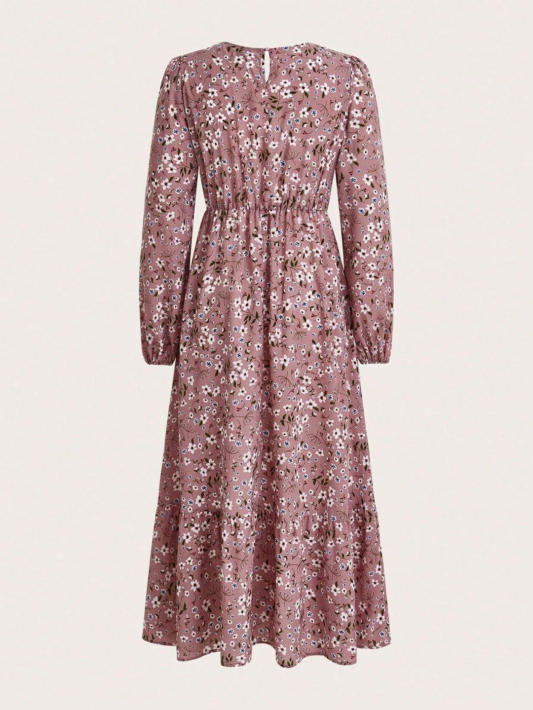 Floral Maxi Dress Womens - Smocked Waist Garden Print Gloriana - Heston Manor