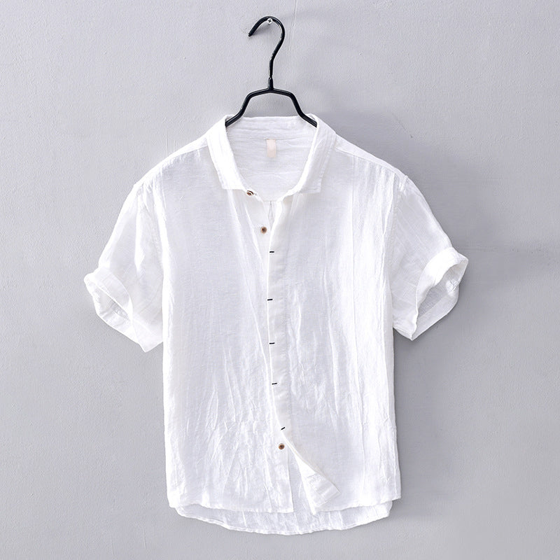 Coral Bay Linen Felix Grant Shirt for Relaxed Summer Style - Heston Manor