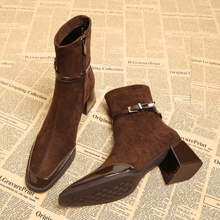 Avenoir Luxe Square-Toe Boot - Heston Manor