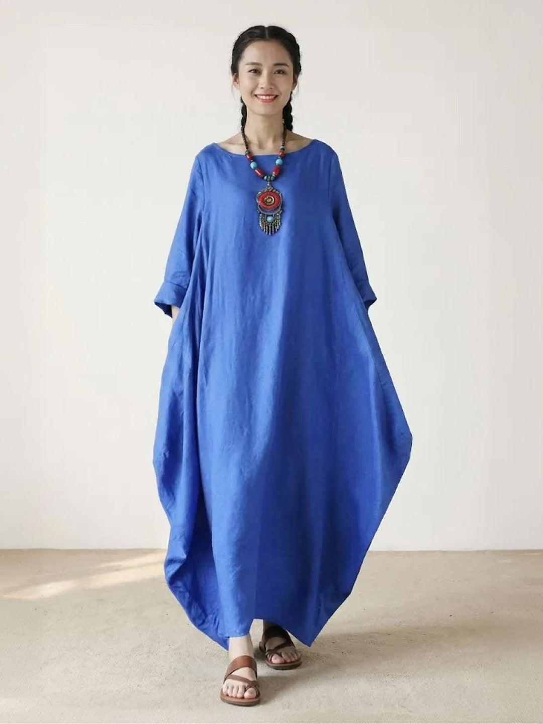 Boho Maxi Dress Womens