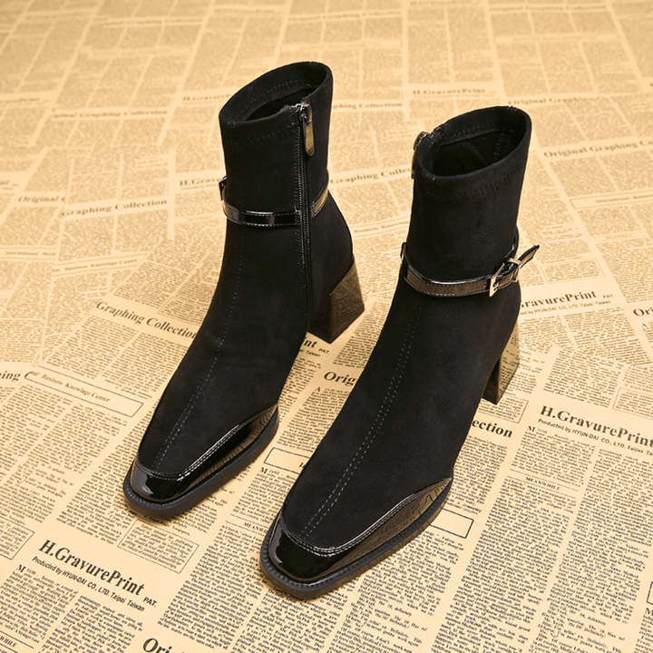 Avenoir Luxe Square-Toe Boot - Heston Manor