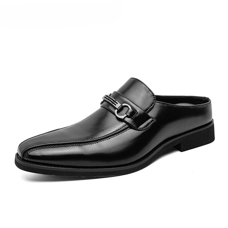 Ravenna PU Leather Slip-On Mules