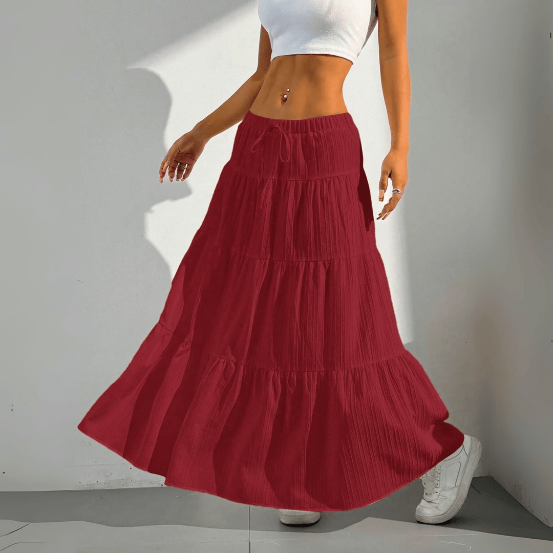 Aubrielle Camellia Breeze Maxi Skirt - Heston Manor