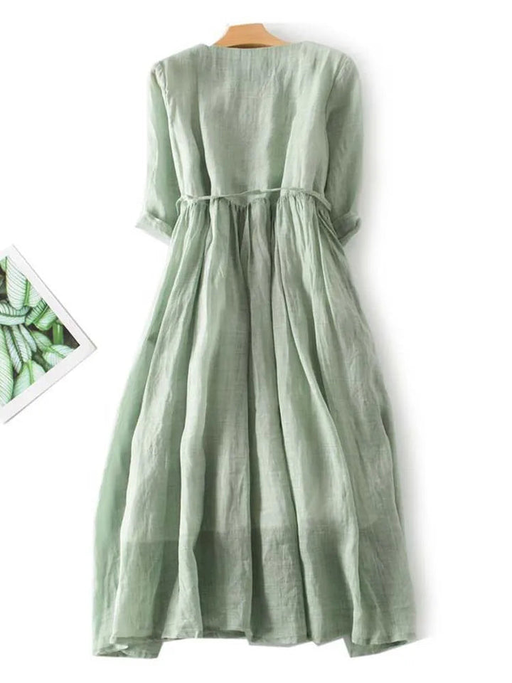 Vintage Dress Womens - Flattering Silhouette & Breezy Comfort Elanora - Heston Manor