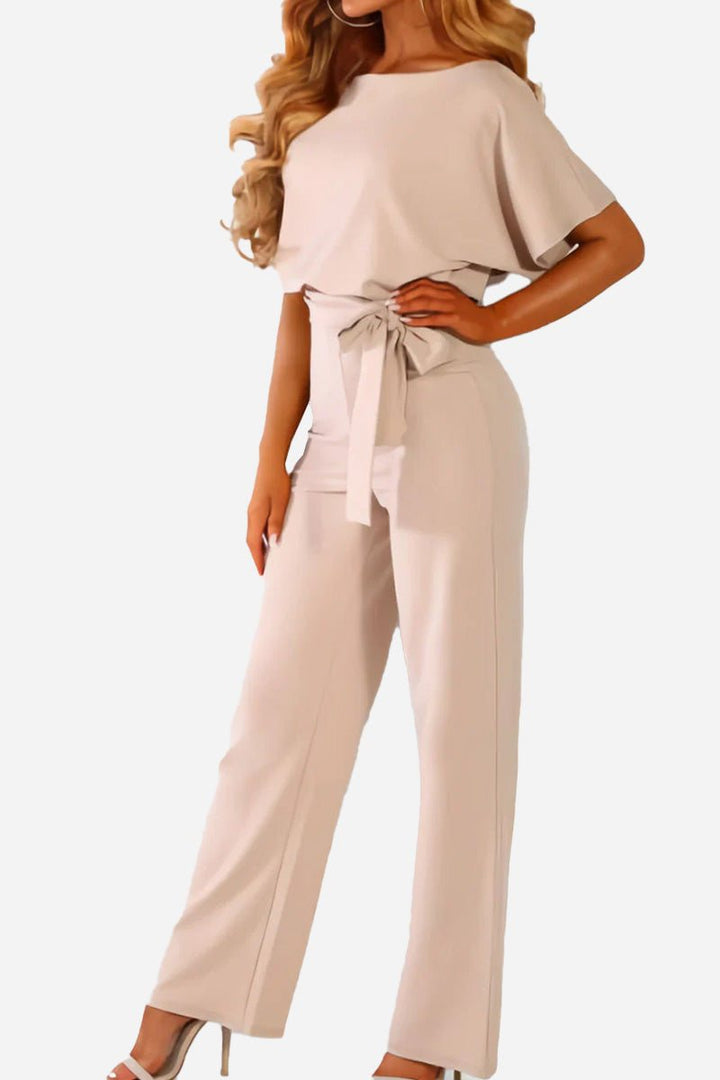 Wide-Leg Jumpsuit Womens - Batwing Sleeves Day-to-Night Stella - Heston Manor