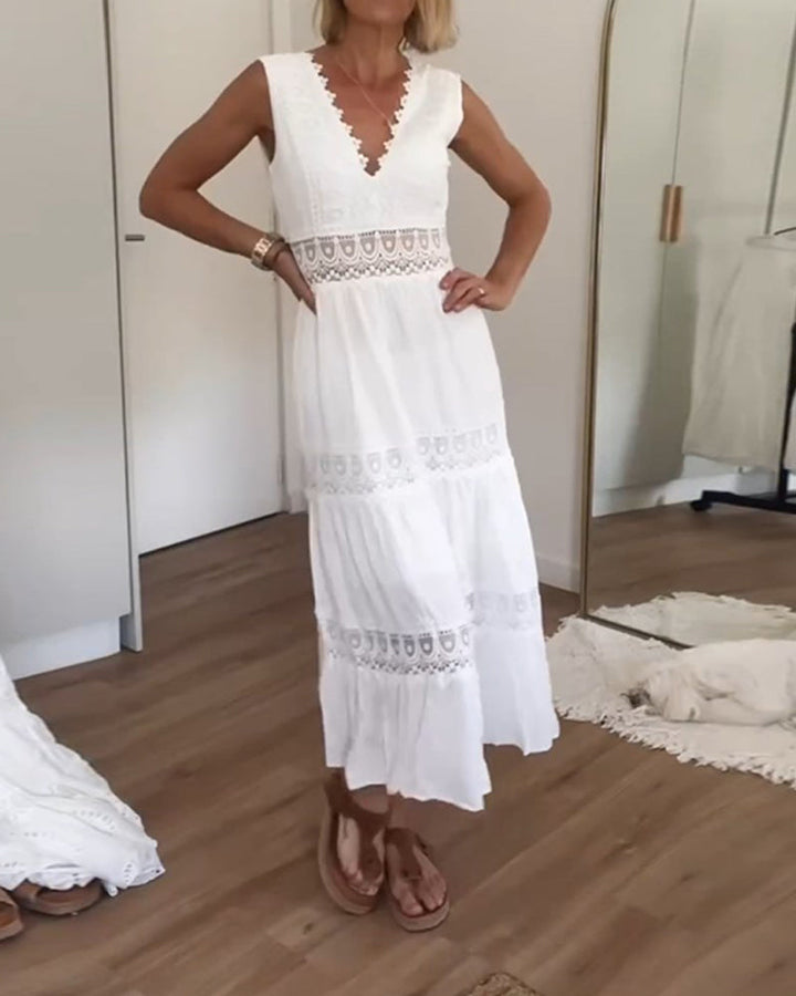 Wrap Boho Dress Womens - Flowy Draped Elegance Avalena - Heston Manor