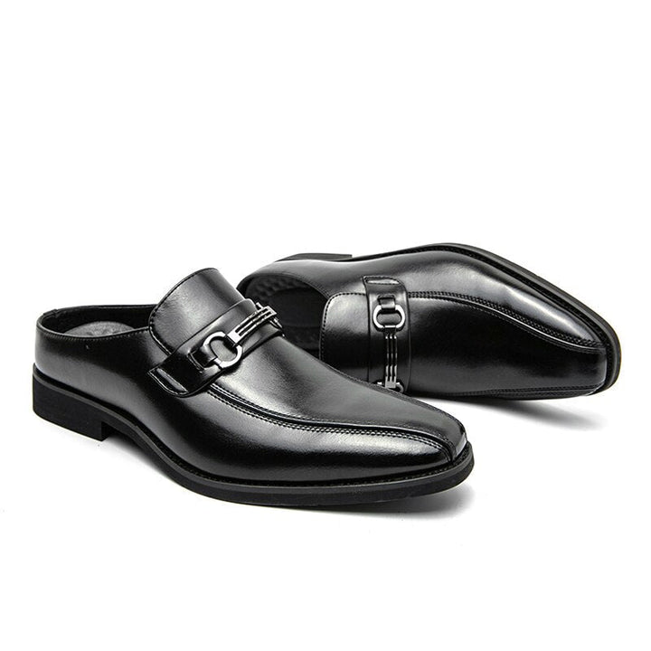 Ravenna PU Leather Slip-On Mules