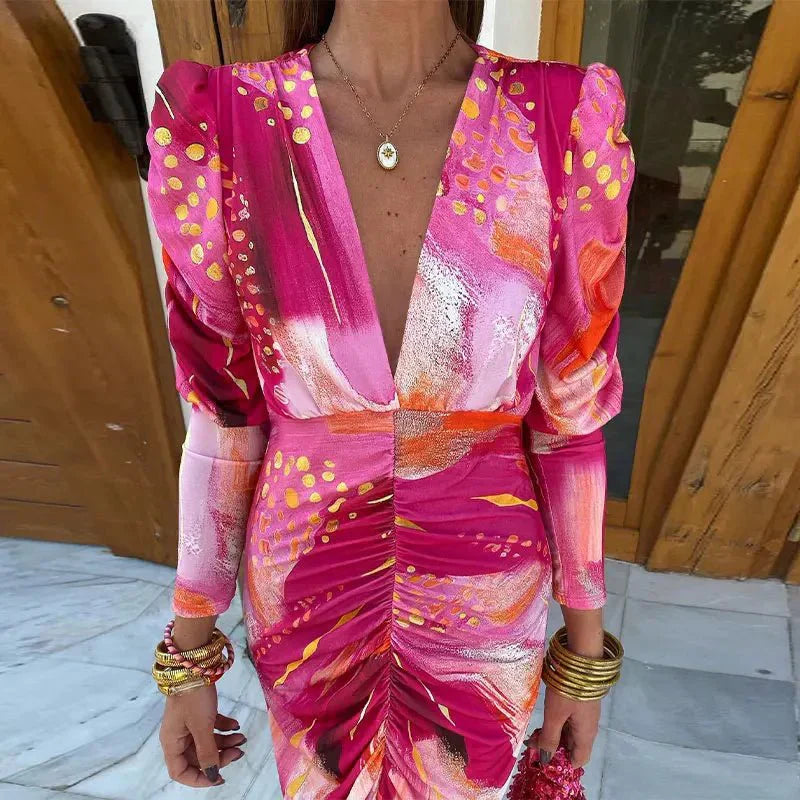 Maxi Wrap Dress Womens - Elegant Wedding Guest Attire Elara - Heston Manor