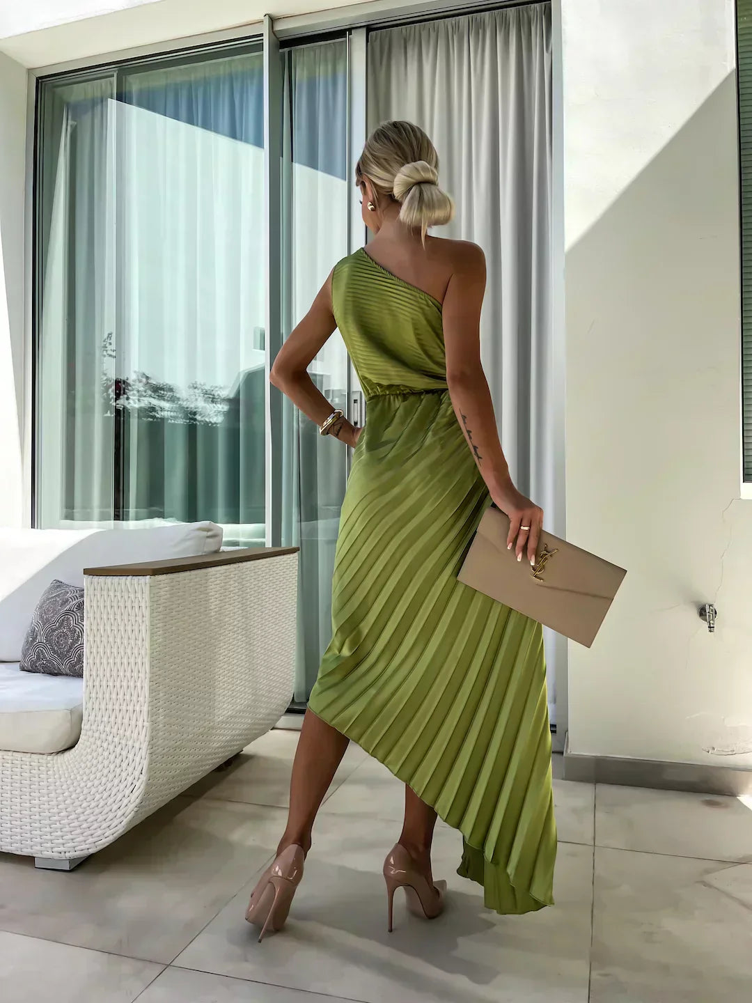 Floral Dress Womens - Flowy Cocktail Eveningwear Charisse - Heston Manor