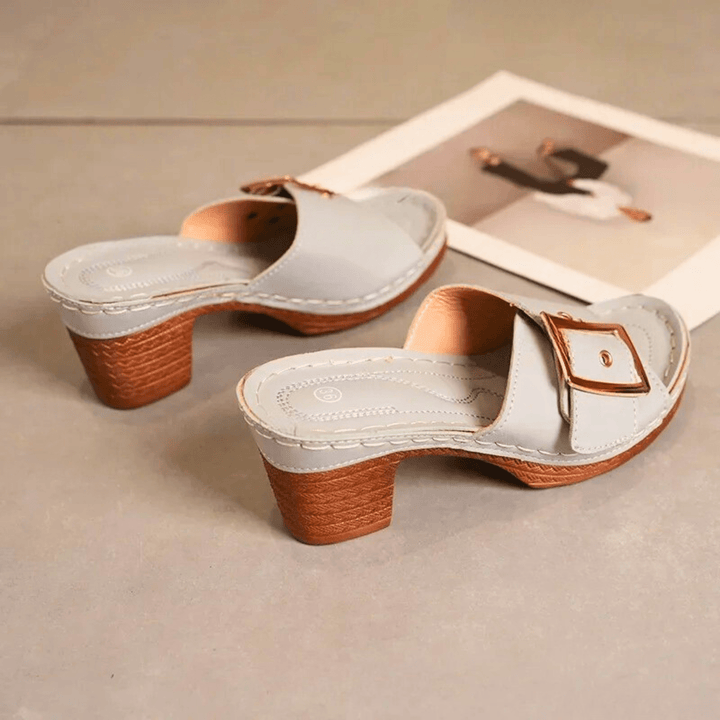 Kailyn Velora Heeled Sandals - Sleek Square Heel - Heston Manor