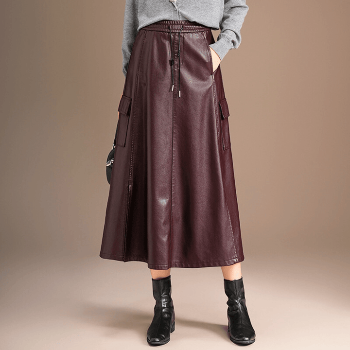 Zanoro Vionne Leather Skirt - Heston Manor