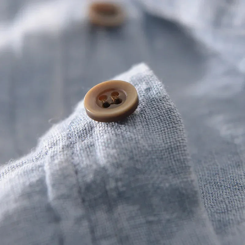 Coral Bay Linen Felix Grant Shirt for Relaxed Summer Style - Heston Manor
