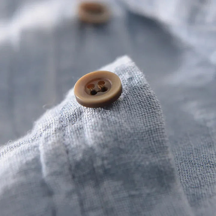 Coral Bay Linen Felix Grant Shirt for Relaxed Summer Style - Heston Manor