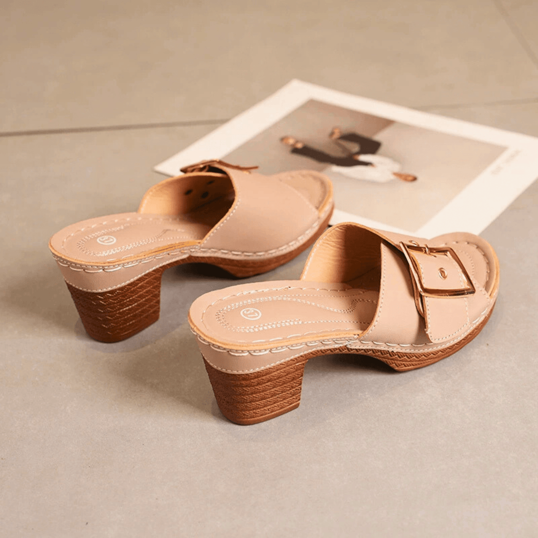Kailyn Velora Heeled Sandals - Sleek Square Heel - Heston Manor