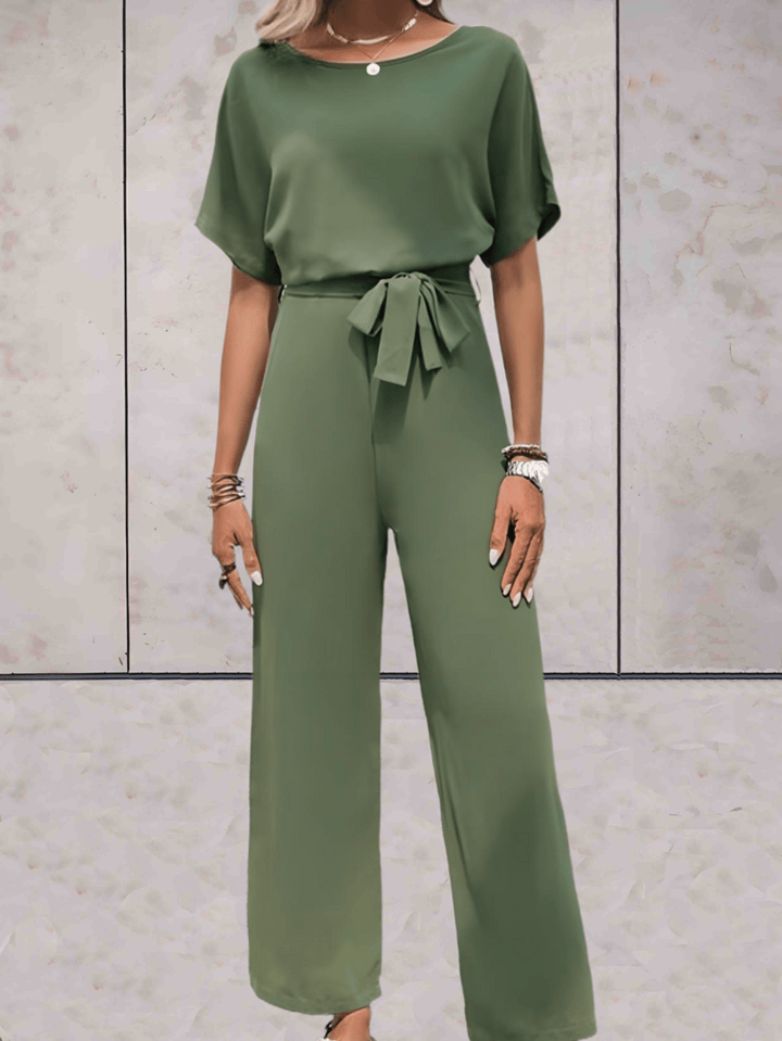 Women's Two-Piece Set - Camel Short Sleeve Outfit Padero - Heston Manor
