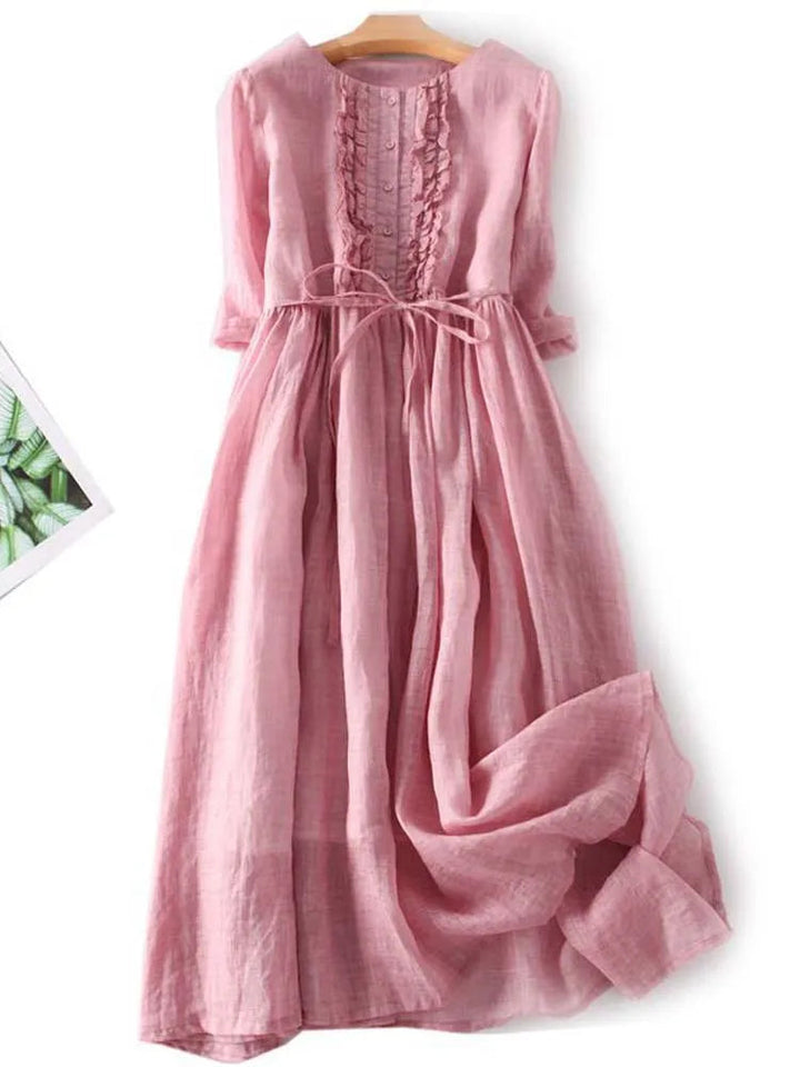Vintage Dress Womens - Flattering Silhouette & Breezy Comfort Elanora - Heston Manor