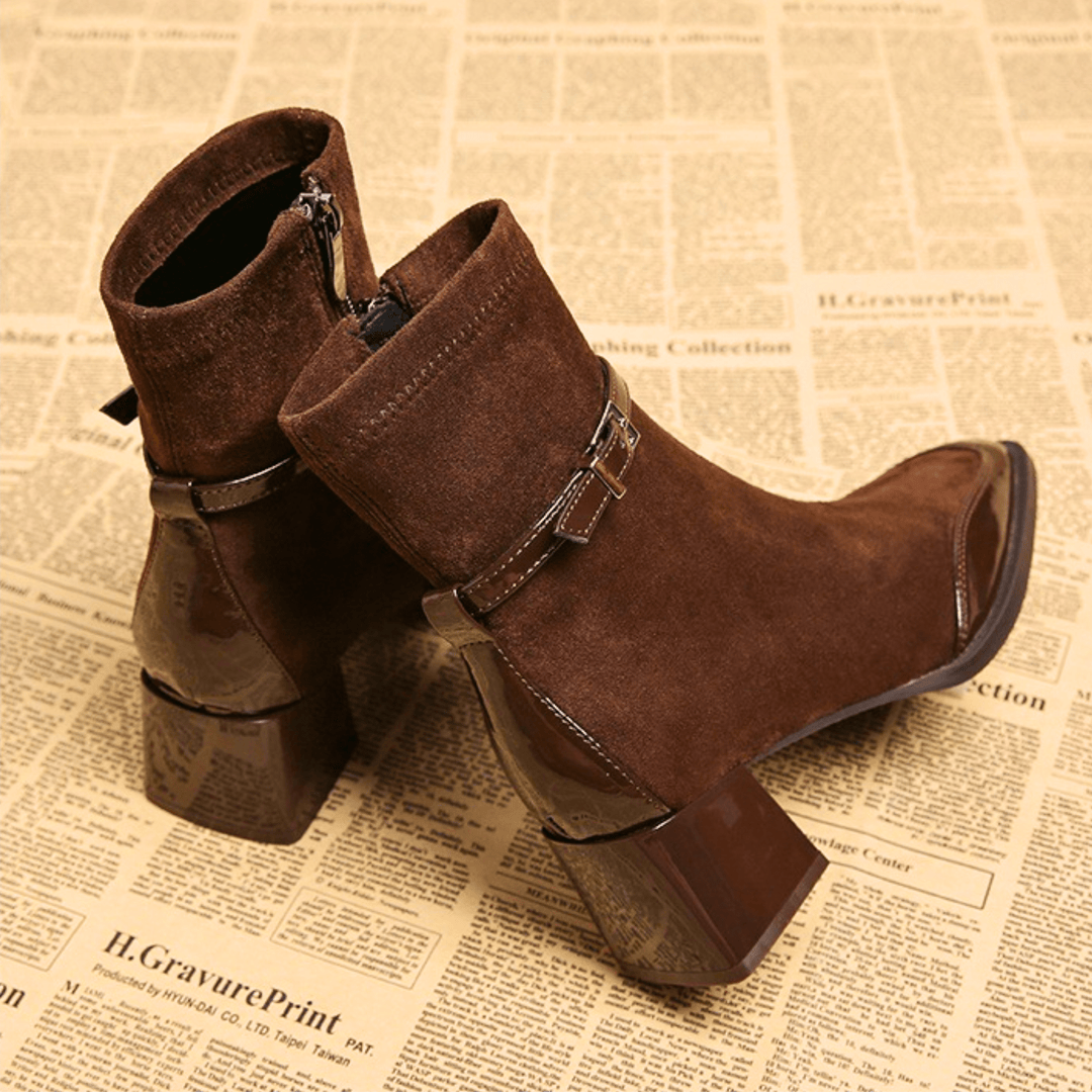 Avenoir Luxe Square-Toe Boot - Heston Manor