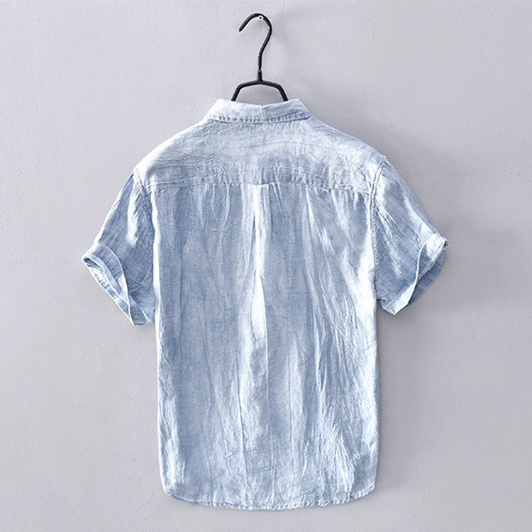 Coral Bay Linen Felix Grant Shirt for Relaxed Summer Style - Heston Manor