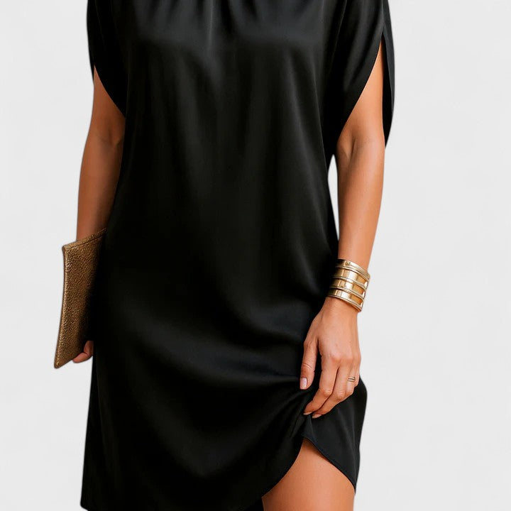 Mini Dress Womens - Split Sleeve Going Out Dress Dreslita - Heston Manor