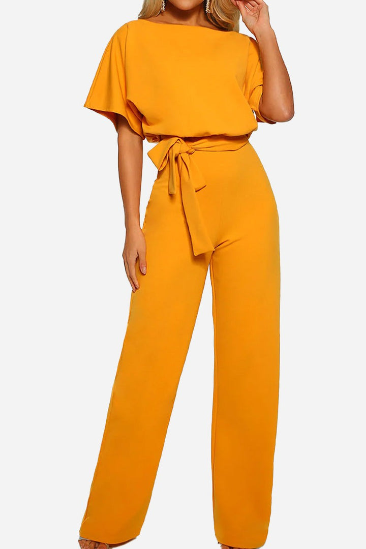 Wide-Leg Jumpsuit Womens - Batwing Sleeves Day-to-Night Stella - Heston Manor