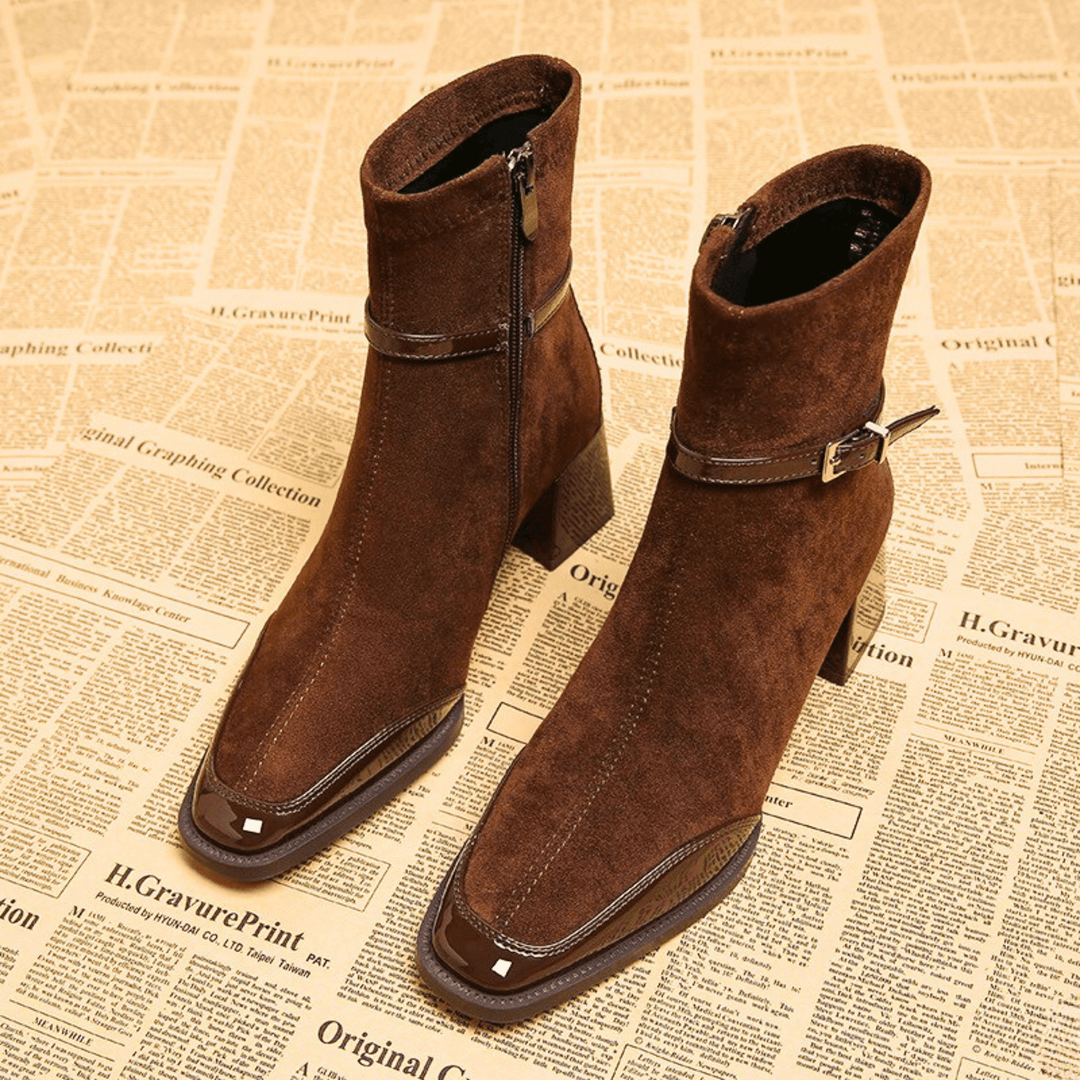 Avenoir Luxe Square-Toe Boot - Heston Manor
