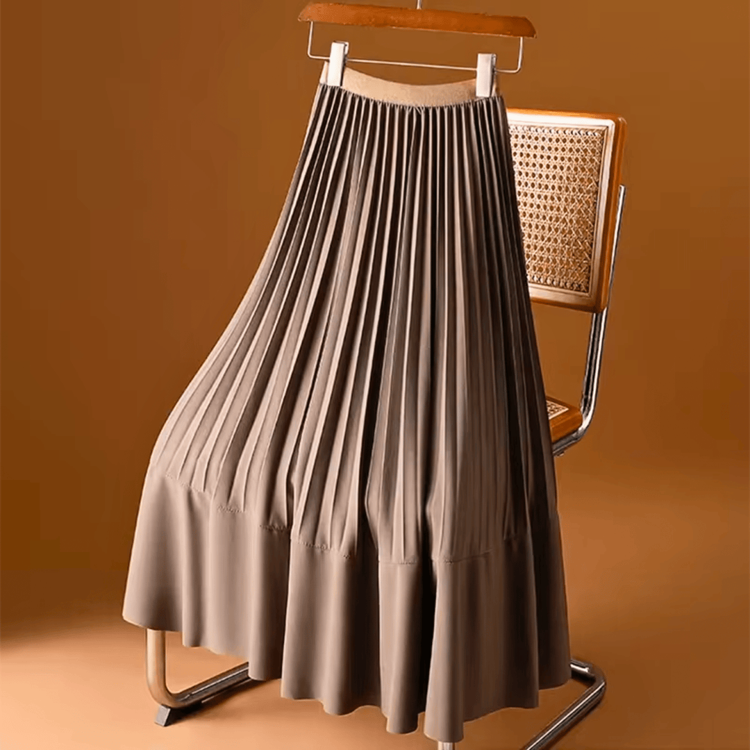 Claremont Precision Pleated High-Waist Skirt - Heston Manor