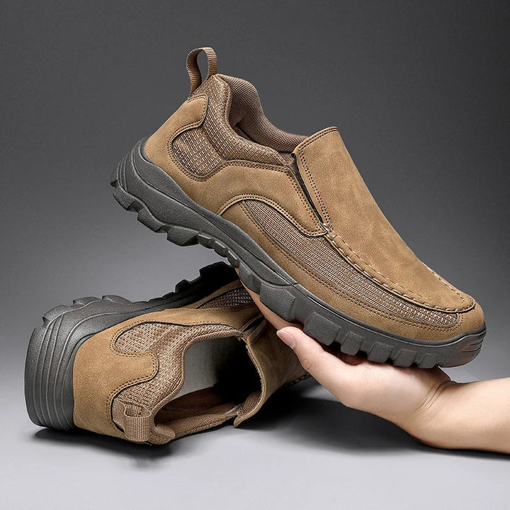 Venton Leather Slip-On Shoes