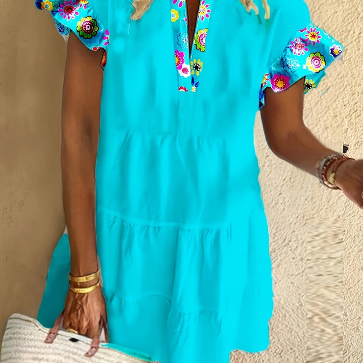Boho Flowy Dress Womens - Versatile Cocktail Attire Zepherelle - Heston Manor
