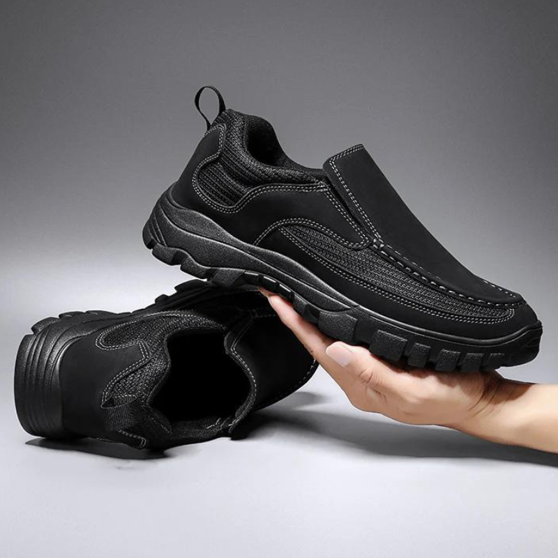 Venton Leather Slip-On Shoes
