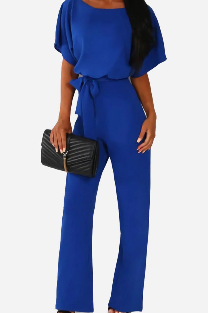 Wide-Leg Jumpsuit Womens - Batwing Sleeves Day-to-Night Stella - Heston Manor