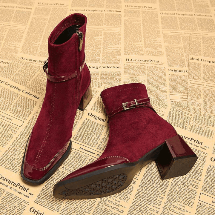 Avenoir Luxe Square-Toe Boot - Heston Manor