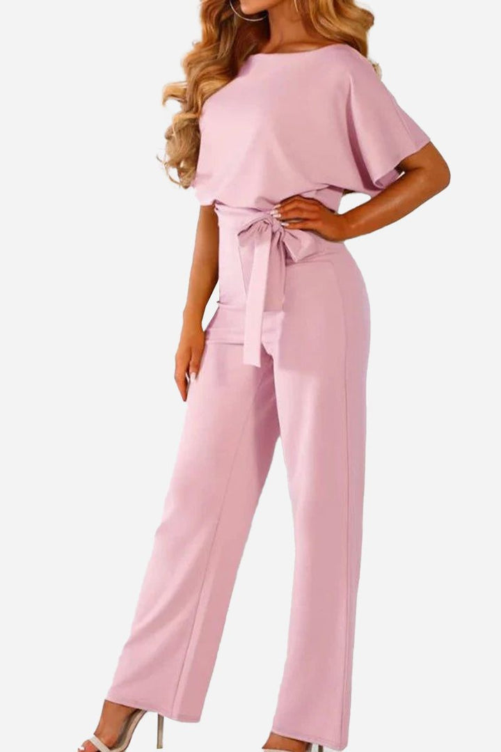 Wide-Leg Jumpsuit Womens - Batwing Sleeves Day-to-Night Stella - Heston Manor