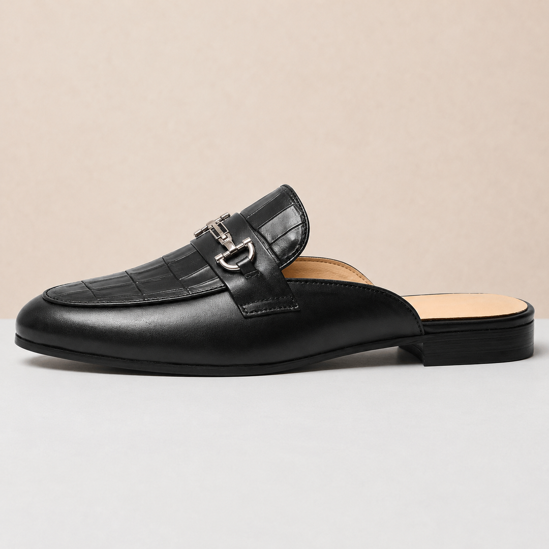 Eltan Genuine Leather Mules