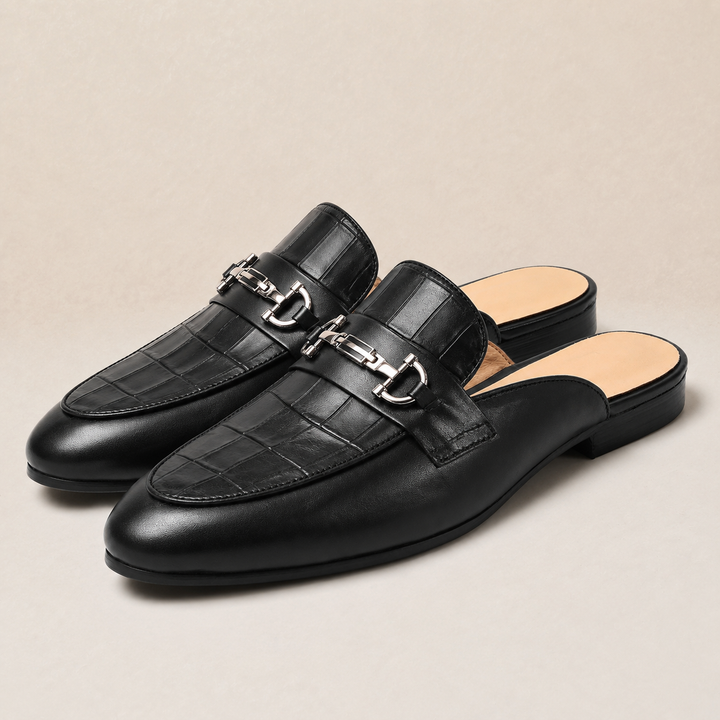 Eltan Genuine Leather Mules