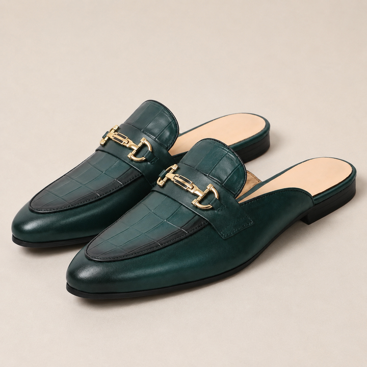 Eltan Genuine Leather Mules
