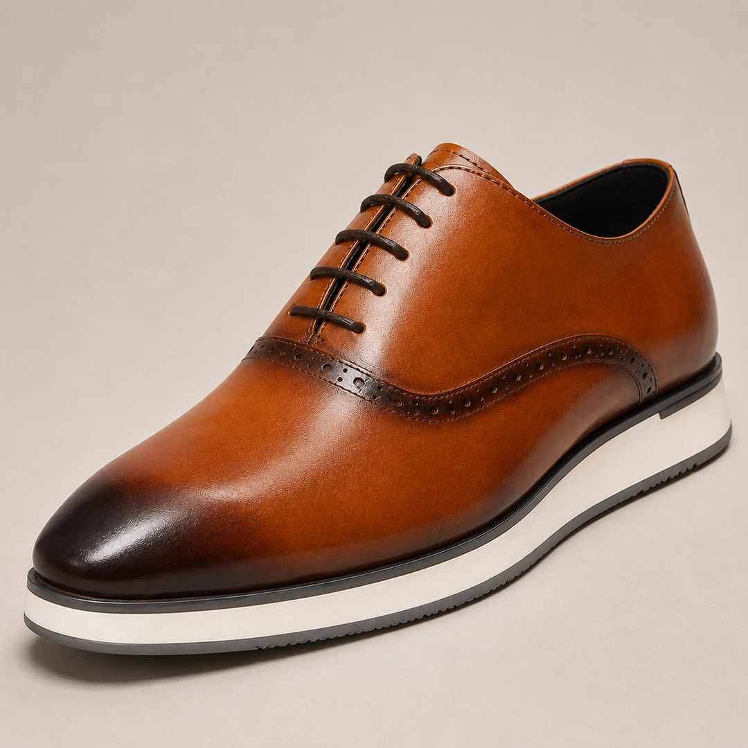 Quaro Cowhide Leather Oxford Shoes